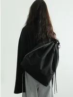 Korean multi-function Drawstring Bucket bag for women Backpack Large capacity Waterproof nylon Backpacks travel Shoulder Bags 2