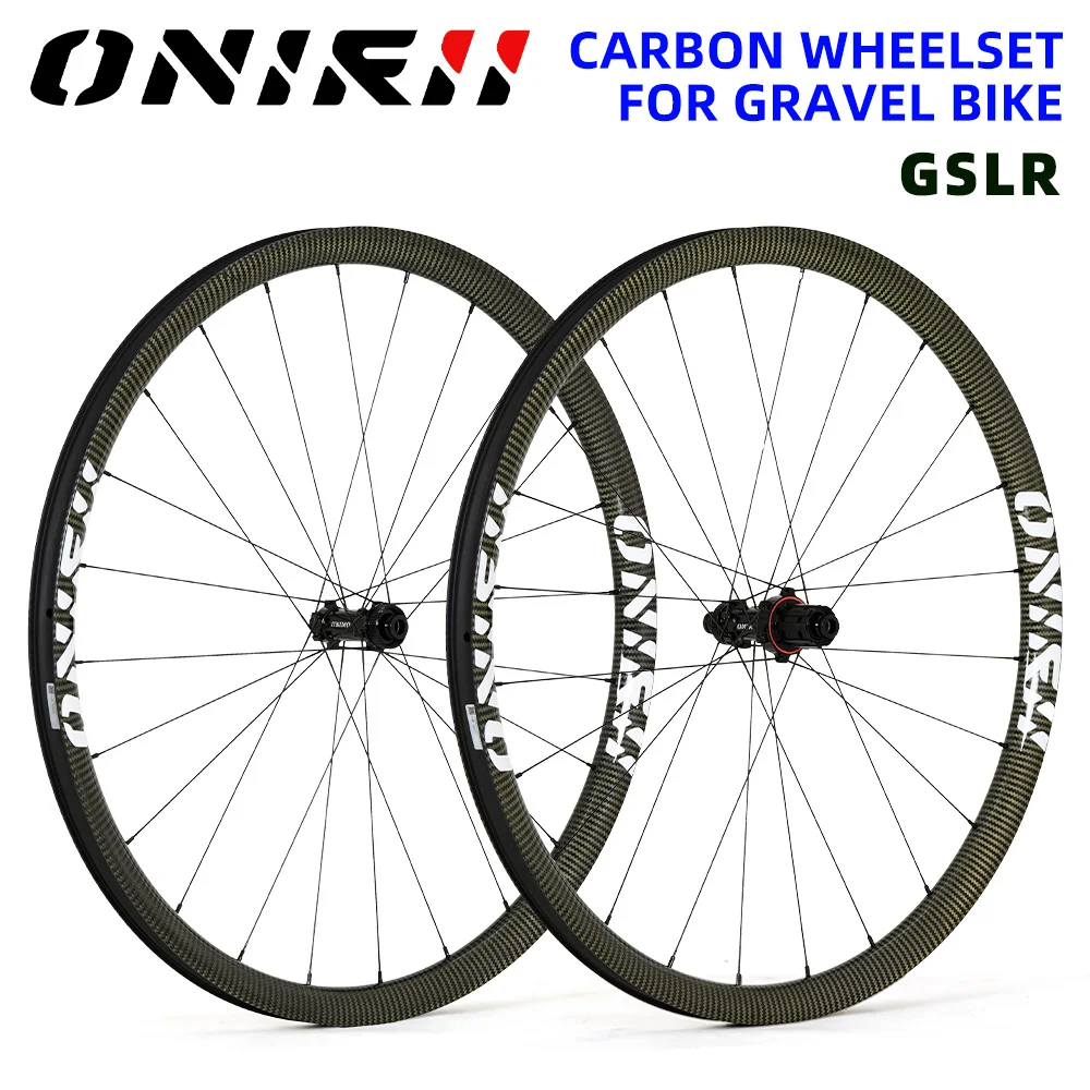 

Carbon Wheelset Gravel 29'' Disc Brake Wheel Front/Rear 24H 12x100*12x142mm for XD MS HG HDR Cassette Body for Gravel Bicycle