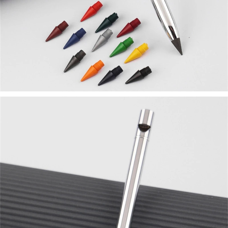 Eternal Pencil Gel Pen Inkless Pencil Everlasting Pencil w/Whistle Dual-writting Dropship