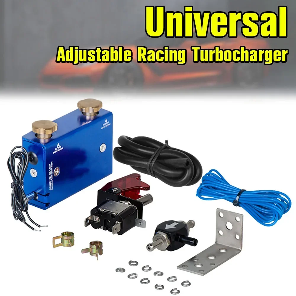 Regolatore elettronico universale regolabile per la pressione del turbo da corsa, a doppio stadio, adatto a tutti i turbo e supercaricatori da 30-90 psi. - immagine 2