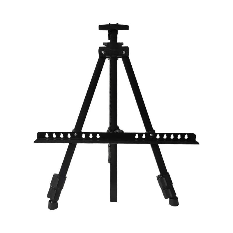 Metal Sketching Easel Iron Triangular Folding Hand Cranked Drawing Board Art And Advertising Exhibition Stand in China