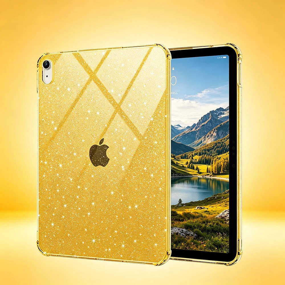 Sparkling Glitter Soft Silicone Tablet Case