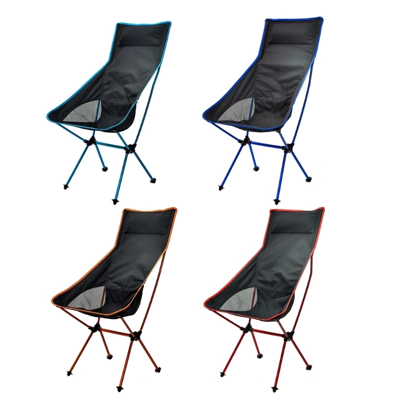 

Легкие кемпинговые стулья для барбекю, портативный складной стул, небольшой стул со спинкой для лагеря