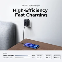 UGREEN Outlet Extender 20W Power Strip 4 AC Outlets 3 USB-A 1 USB-C Wall Charger for Home Office Travel 1875W 15A 125V - Image 3