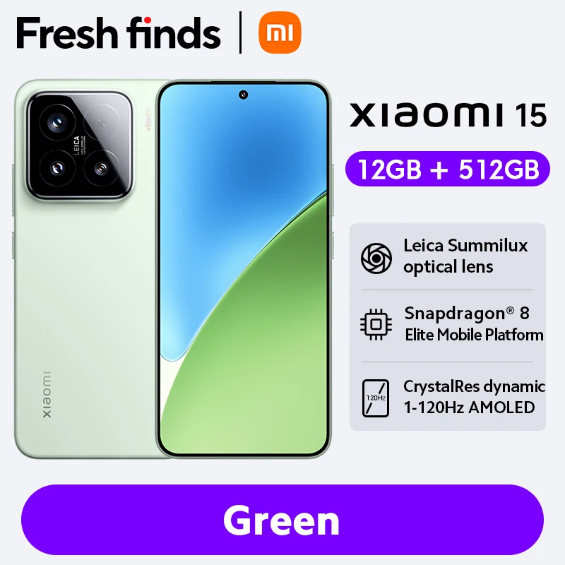 New Xiaomi 15 Smartphone Global Version 50MP Leica camera