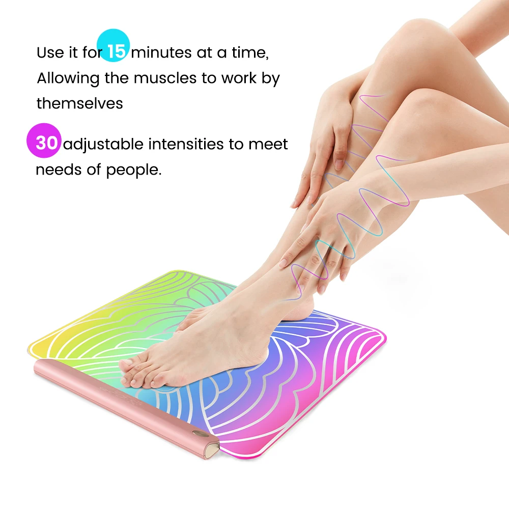 

Foot Massage Mat Feet Muscle Stimulator Improve Blood Circulation Relieve Ache Pain Health Care Electric EMS Foot Massager Pad