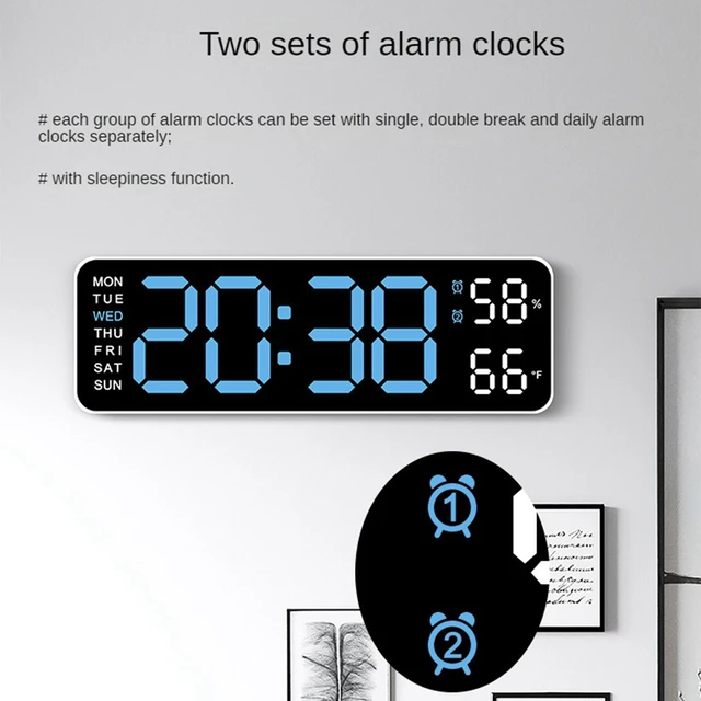 Large LED Digital Wall Clock 3