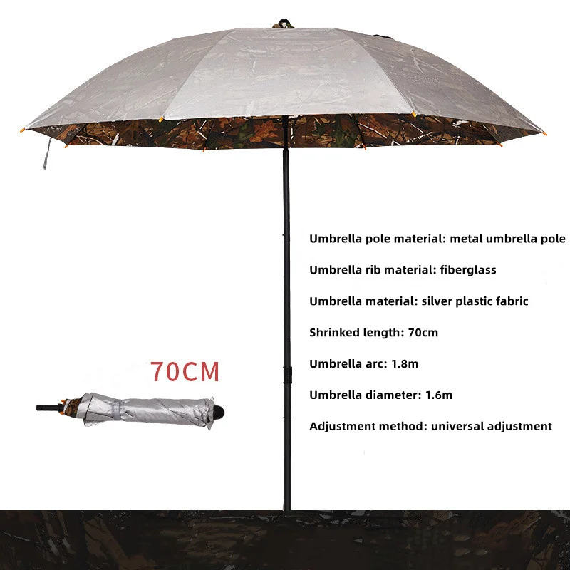 Camping Fishing Umbrella Universal Rain Sun Protection Short Section Three  Fold Beach Umbrella - AliExpress