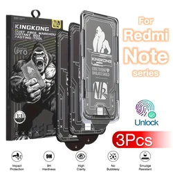 Premium Tempered Glass Screen Protector - 3 Pack, 9H No Dust Bubbles, Mobile Accessories - 3Pcs HD (Redmi Note 13 4G)