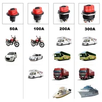 50A 100A 200A 300A For Car Motorcycle Truck Boat Car Battery Switch 32V DC Disconnecter Power Isolator Cut Off Rally Switch Kit - Image 4