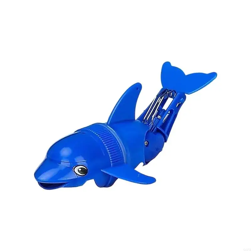수생 돌고래 롤오버 장난감 자동 수영 모션 용 목욕 시간 재미 3+ 블랙 컬러