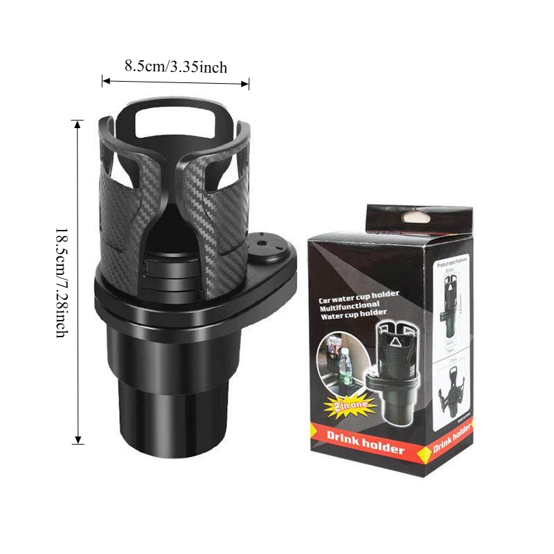 자동차 컵 홀더 확장기, 자동차 어댑터용, 조절 가능한 다기능 듀얼 컵 홀더, 휴대폰 홀더, 아로마테라피 오거나이저 포함