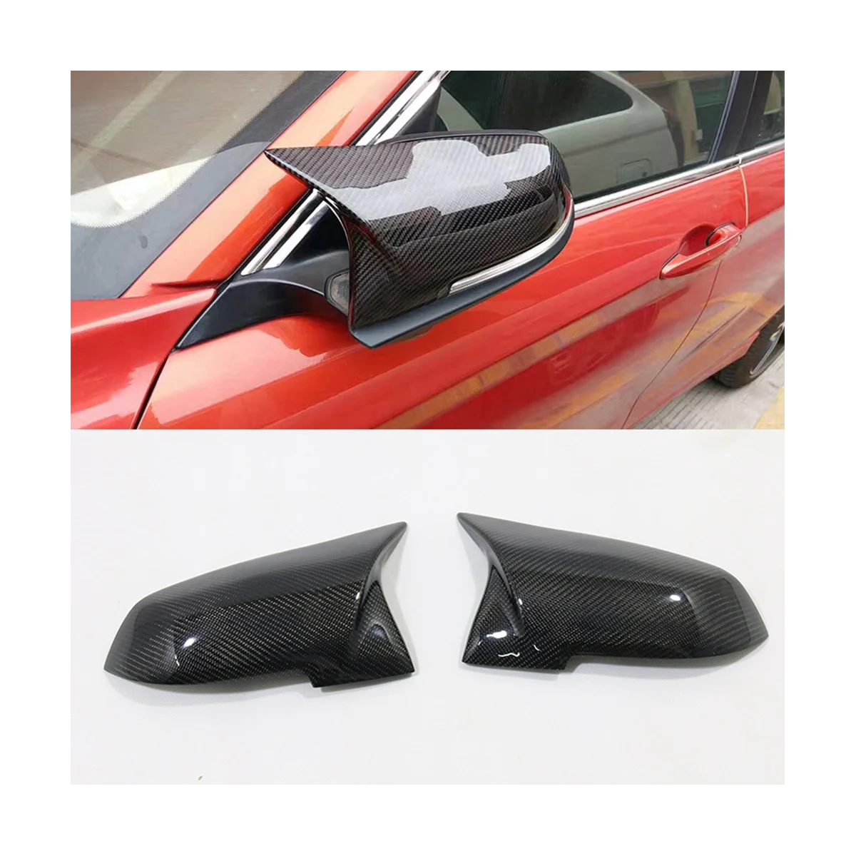 For BMW 1 2 3 4 Series F20 F22 F30 F32 Retrofit Carbon Mirror Housings Mirror