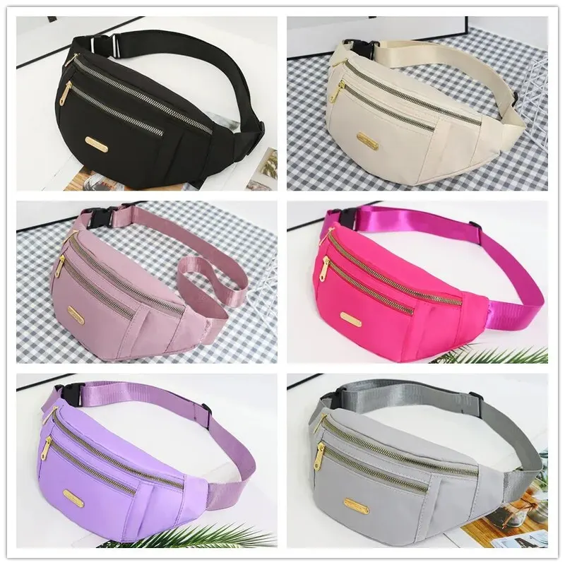 Women Sports Waist Bag Multi-Layer Fanny Pack Phone Essentials during...