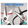 Pro'sKit SR-338 MultiPurpose stainless steel Shears cut cable strip wire iron net leather strong durable non-slip Household tool 4