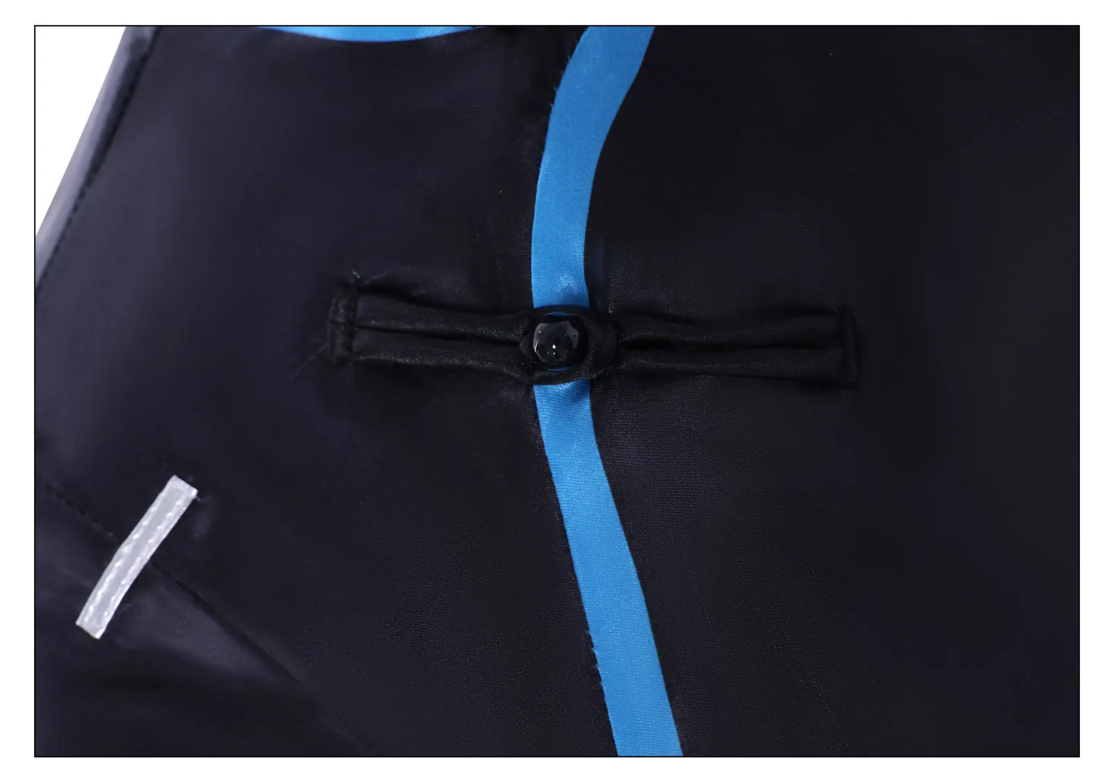 Identity Ⅴ: Qi Shiyi (Antiquarian) | Blue Cheongsam Uniform Costume Dress Cosplay 30 Republic of China Style Student Cheongsam Costume for Women (Unofficial)