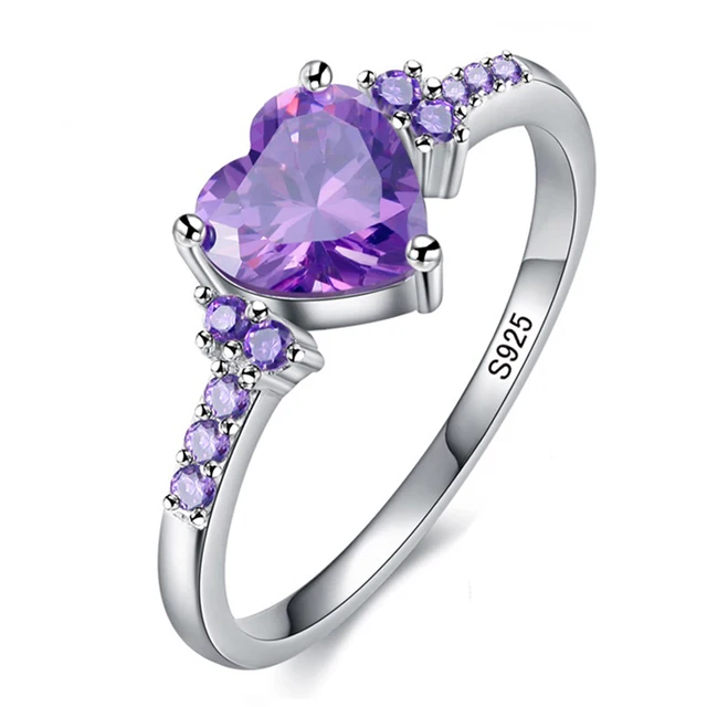 With Certificate Original 18K White Gold Color Ring Luxury 2.0ct Lab Diamond Wedding Bands Bride Women anillos de plata ley 925 R988