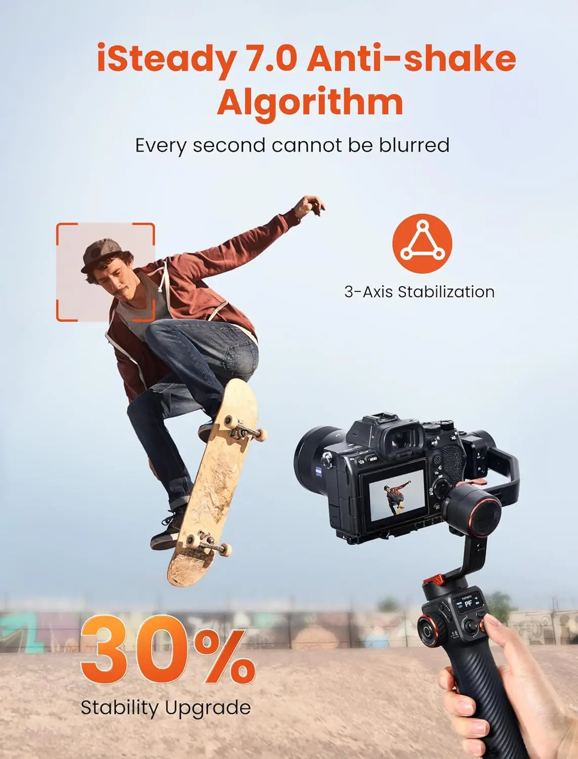 hohem iSteady MT2 Kit Gimbal Stabilizer For Camera 3-Axis Gimbal For Mirrorless/Pocket Camera/Action Camera/Smartphone