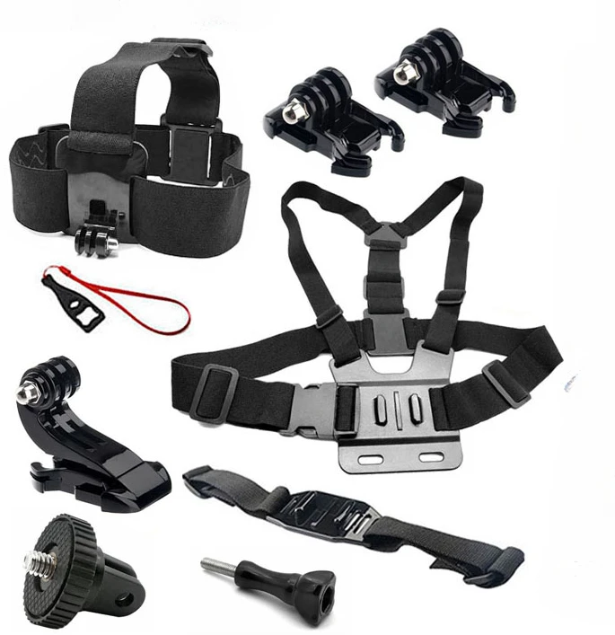 

Accessories Kit for Gopro Hero 11 10 9 Black 8 7 6 5 4 Yi 4K SJ4000 EKEN H9 AKASO DBPOWER Strap Tripod Mount for Go pro 9 Camera