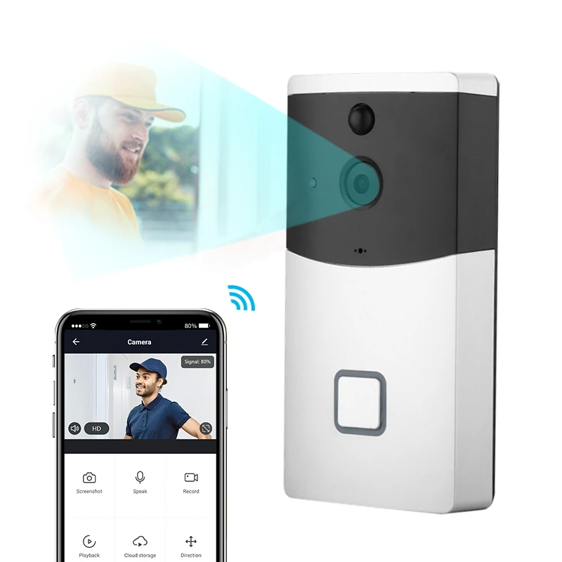 

2022 new arrival smart home wireless tuya video doorbell wifi based