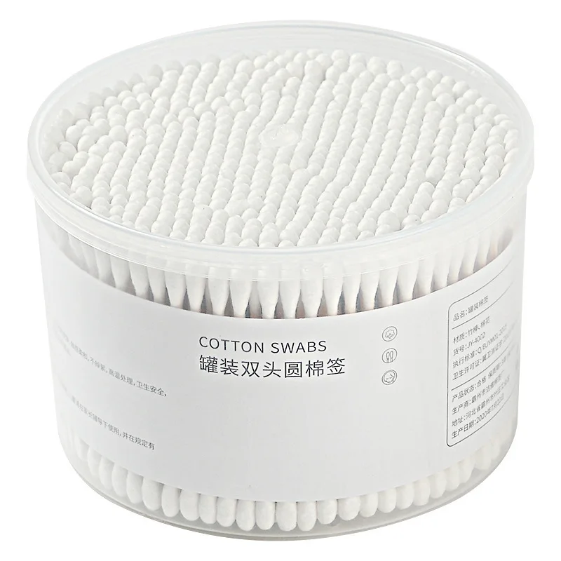 500 Pieces Cotton Swabs Wooden Sticks Household Double-Ended Ear-Pickings Disposable Hygienic Cosmetic cotton swabs wood cotton swabs disposable cotton swabs