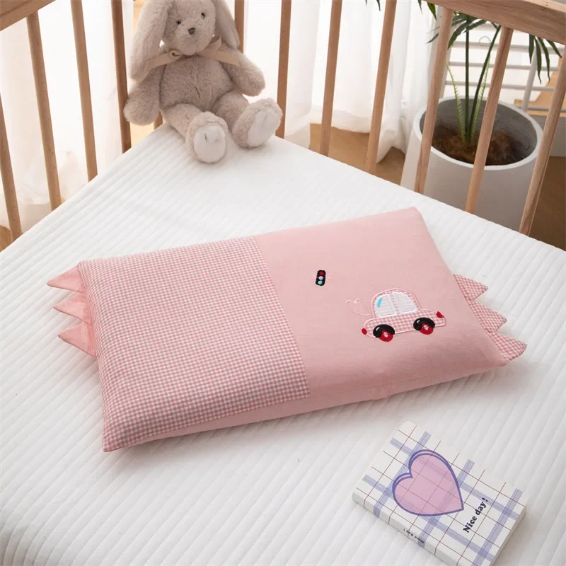 Cartoon Pattern Children's Pillow Removable Washable Baby Pillow with Zipper Household Breathable Cotton Boys Girls Pillow 5