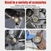 Wrench Flexible Multifunctional Gold Ratchet Wrench Torque Universal Wrench for Car Repair Tools Metric Hand Tools 6-15mm 5