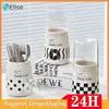 Storage Rack Sanitary Dustproof Chopstick Bucket With Lid Durable Smooth Dustproof Storage Trend Chopstick Rest Kitchenware 1