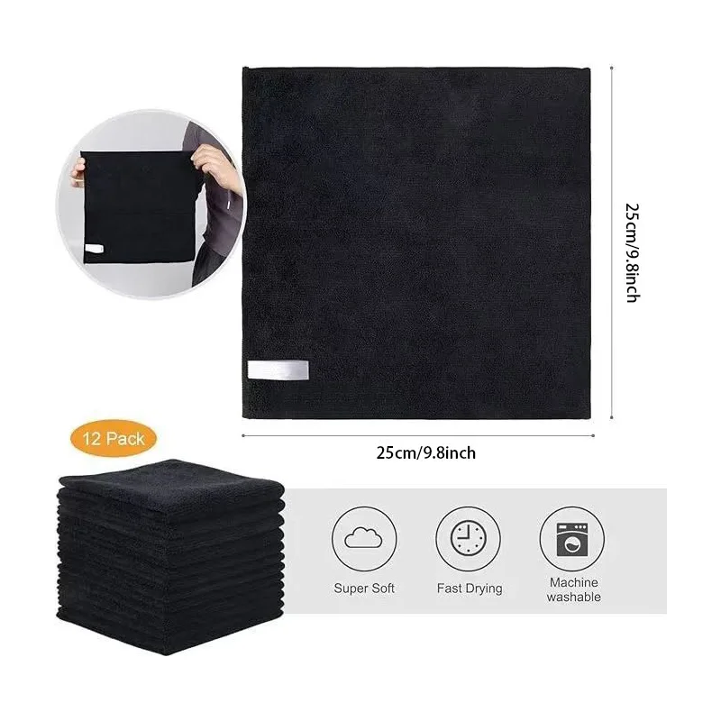 10pcs Microfiber Cleaning Cloth Multi-functional