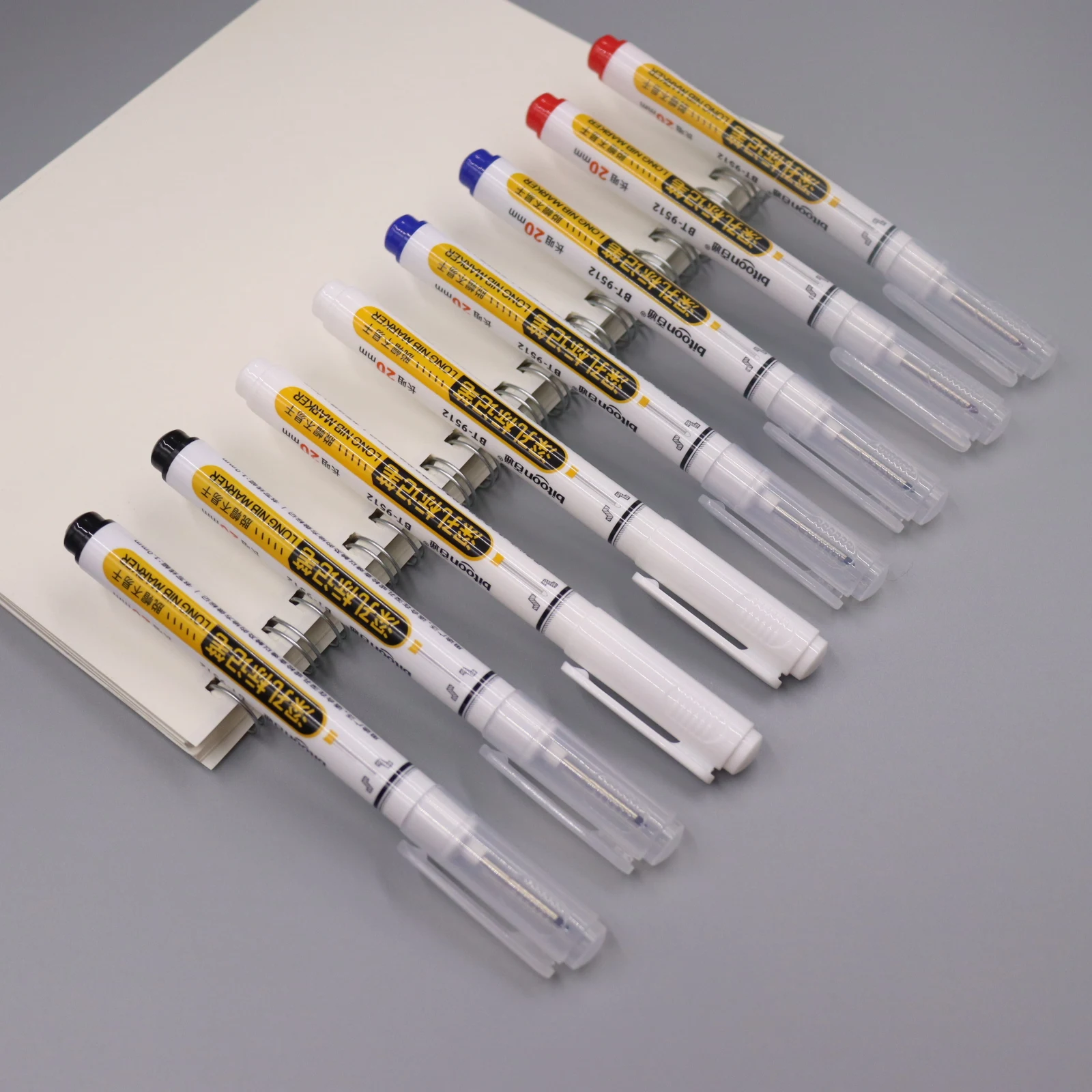 Permanent Markers White Marker Pens Pen Marker Permanent Marker Pen Permanent Marker Markers Pen Marker Pens Marker Pen Art Marker Pens Art Markers Paint Marker Pens 8pcs white Long Nib Marking 22mm Tip Oil Diy Pen Deep Hole Waterproof Permanent metal glass wood