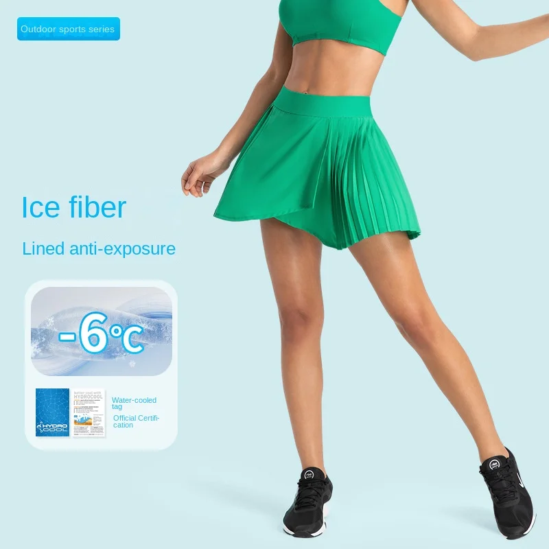Mermaid Curve Women's Golf Shorts Side-Pleat High-Rise Tennis Skirts Running Skirt running skirts sports skirts