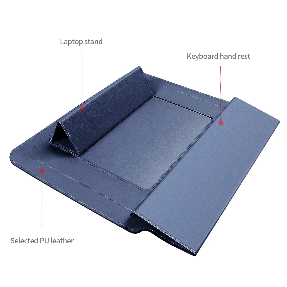 Versatile Laptop Sleeve Case with Built-in Stand for Ultimate Protection and Convenience