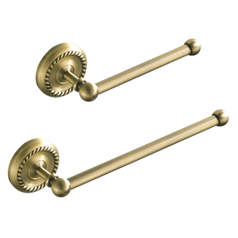 

Solid Brass Bathroom Pendant Suit Antique Wall Mounted Toilet Paper Holder Towel Ring Bath Hardware Sets