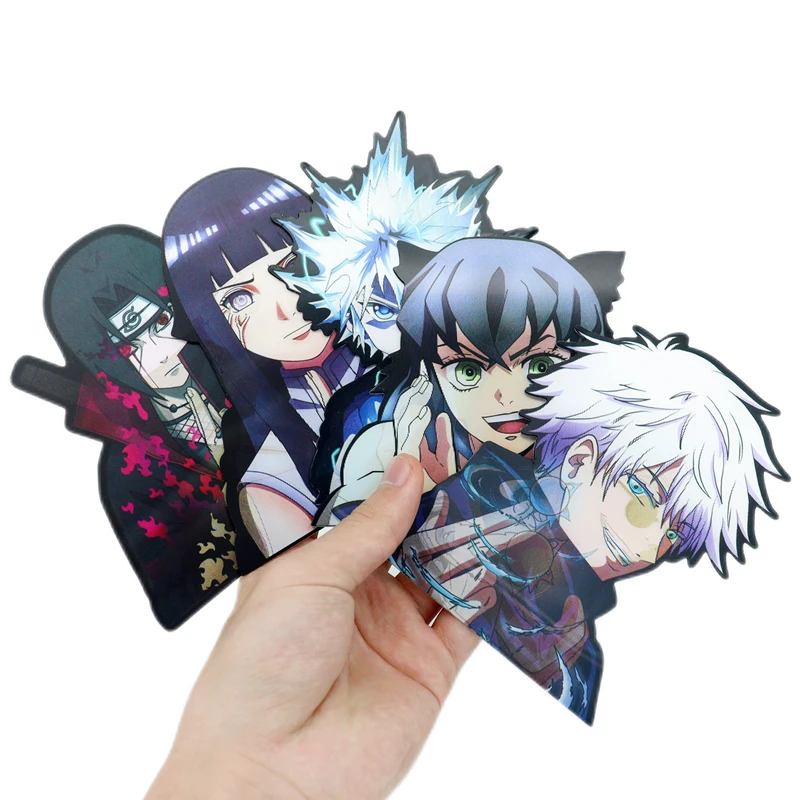 3D Anime Transform Holographic Lenticular Motion Sticker Waterproof