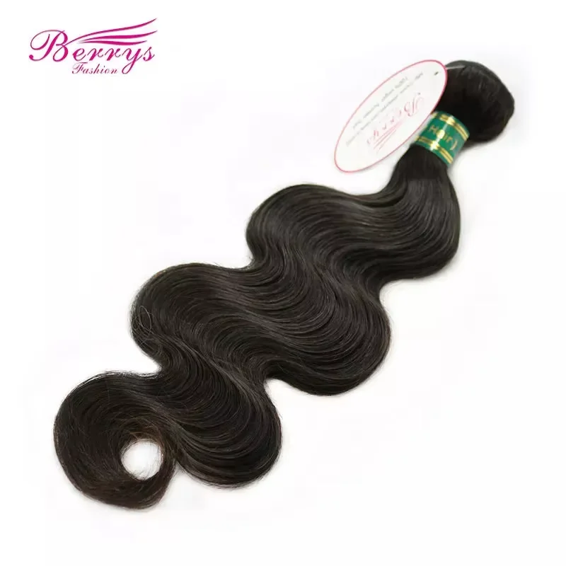 Berrys Mode Top 10A Grade Reines Haar Körper Welle Extensions 10-34 Zoll 1/3/4Pcs/Lot 100% Menschliches Haar Weben – Detail 2