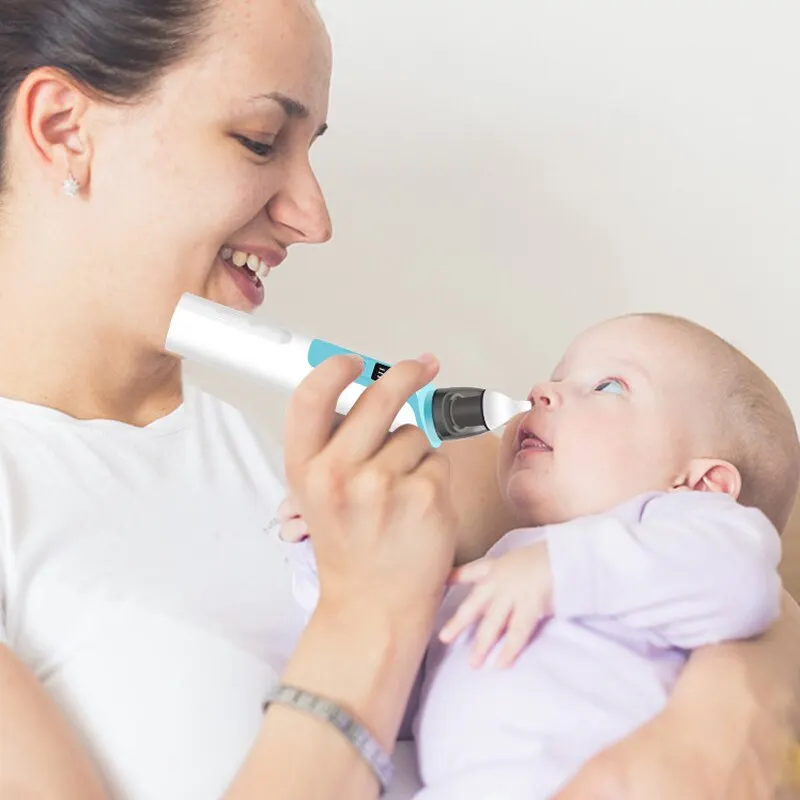 Aspirador Nasal para Bebé, con Punta de Silicona para Comodidad