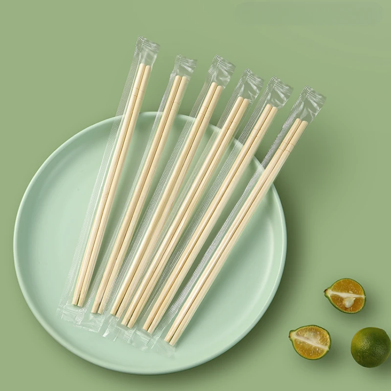 Independent Packaging Disposable Bamboo Chopsticks Food Grade Bamboo Chopsticks Restaurant Healthy Natural