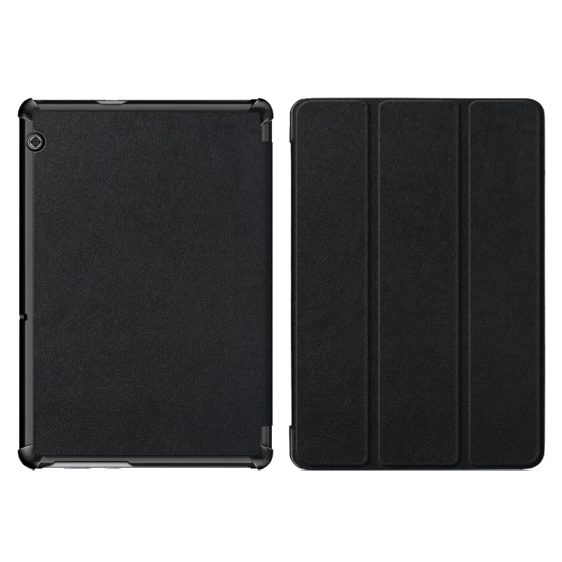 Slim Triple-Folding Stand Case with Hard Back Cover