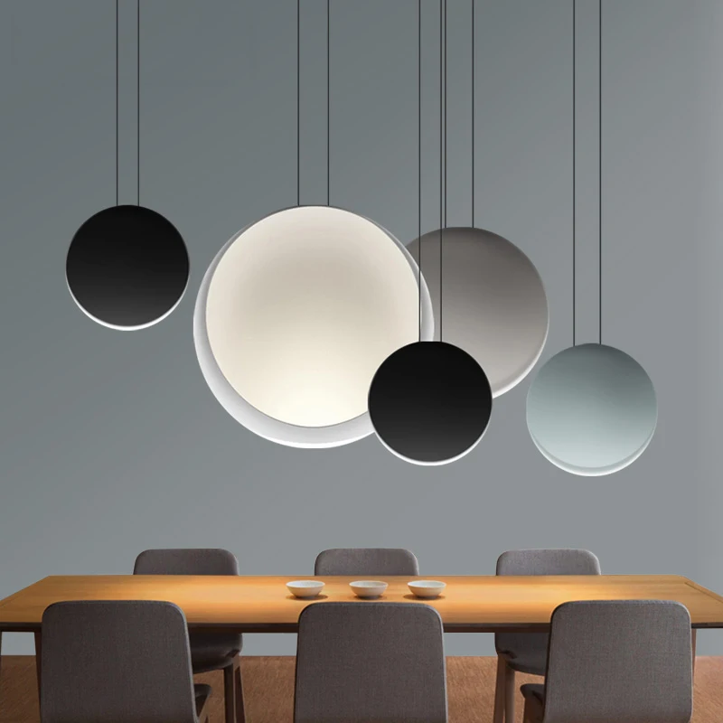 

Minimalism Chandelier Modern Restaurant Resin Lamp Body LED Lighting Luminaire Design Coffee Mall Bar Decor Kitchen Pendant Lamp