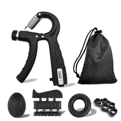Adjustable Hand Grip Exercise Strengthening Tool with Counter (5pcs coordinates)