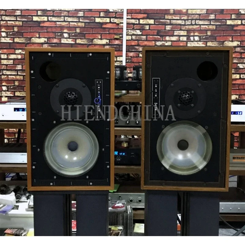 BestVox 8 Inch Bookshelf Speaker LS5/9 BBC Classic Fever HiFi Monitor Speaker LS59 Polypropylene 8 Inch Woofer Birch Plywood Box