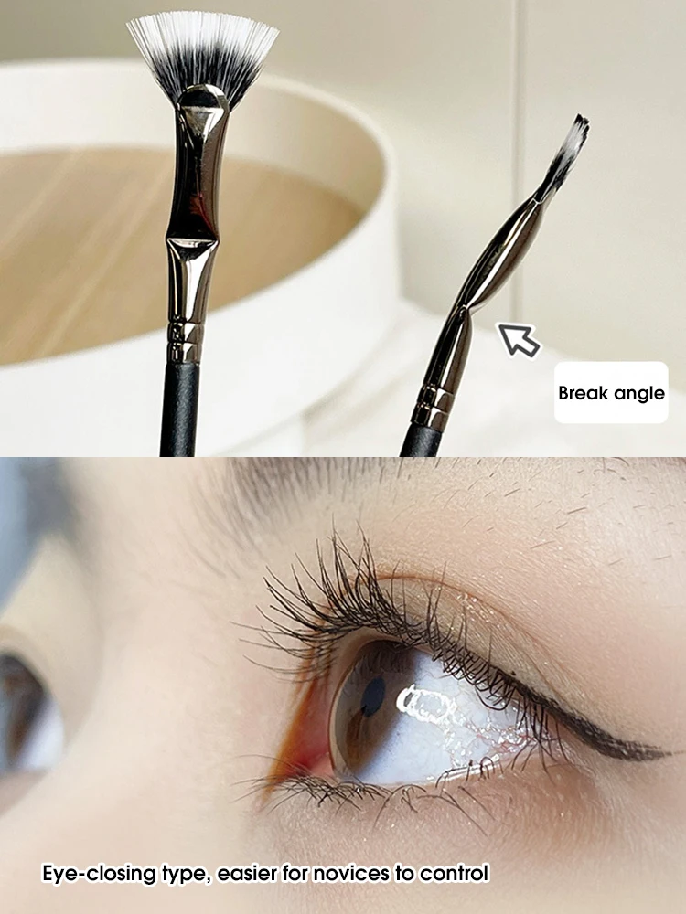 Folding Flat Head Mascara Brush 5