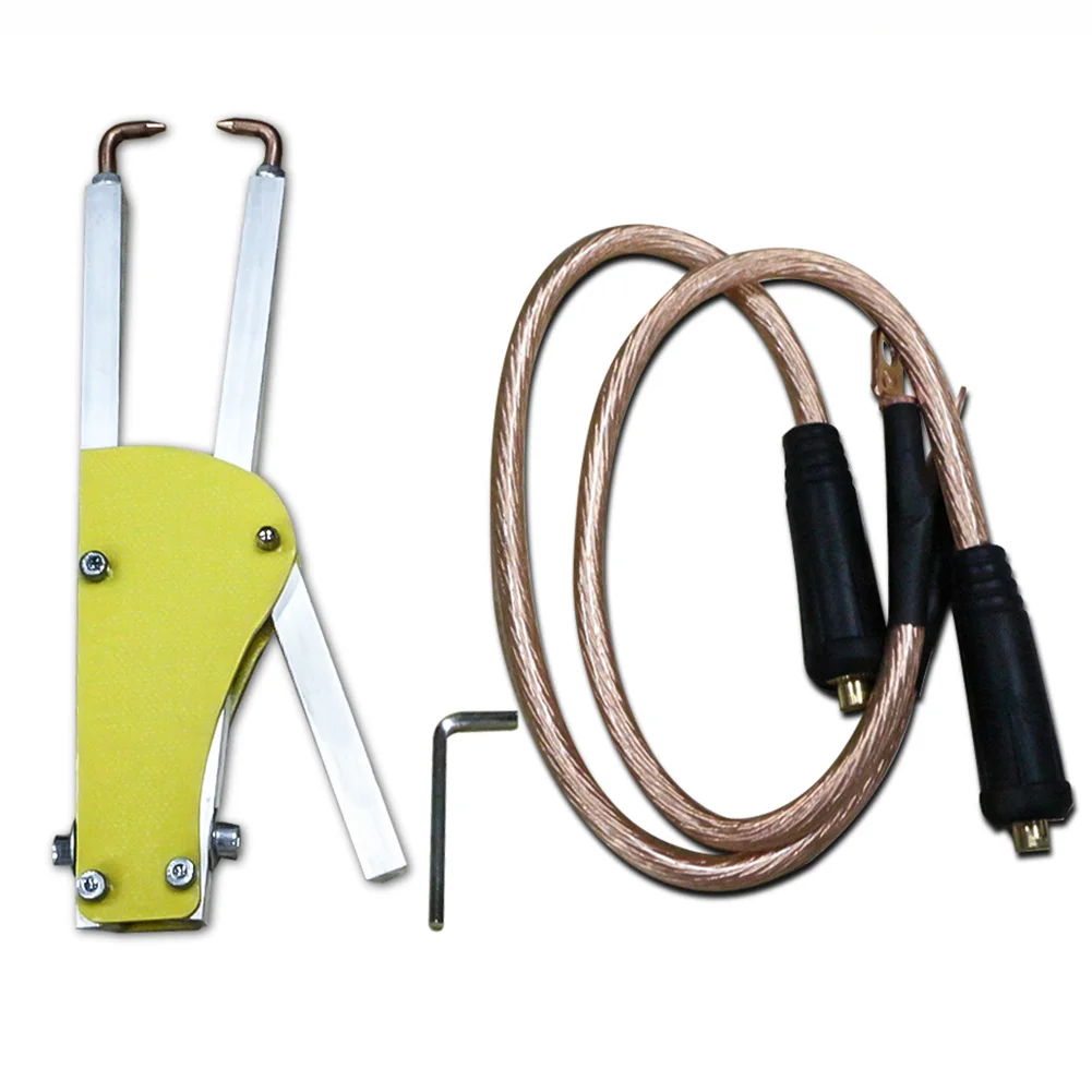 Spot Welding Pen Plier Wrench Wire Kit Pressure Adjustable Epoxy Board Butt-Soldering Tongs Solder Pen for 18650 Spot Weld 6