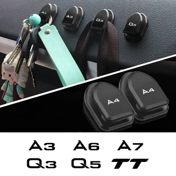 4 pezzi gancio per auto organizzatore per Audi A4 B8 B9 B7 A3 8P 8V 8L A6 C6 C7 A5 A7 A1 A8 Q3 8U F3 Q5 FY Q7 TT accessori interni auto
