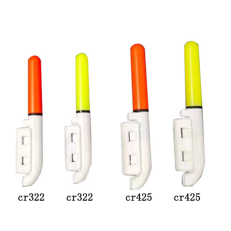 5 pcs/lot Electronic Light Stick With 5 Rechargeable battery Clip on Fishing Rod  Waterproof Glowing Lamp Night Fishing A568