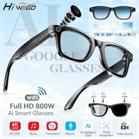 2025 NEW 800W Pixel UHD Camera Smart Glasses Video Recording AI Photo Recognition Answer Translation Bluetooth Call Sunglasses