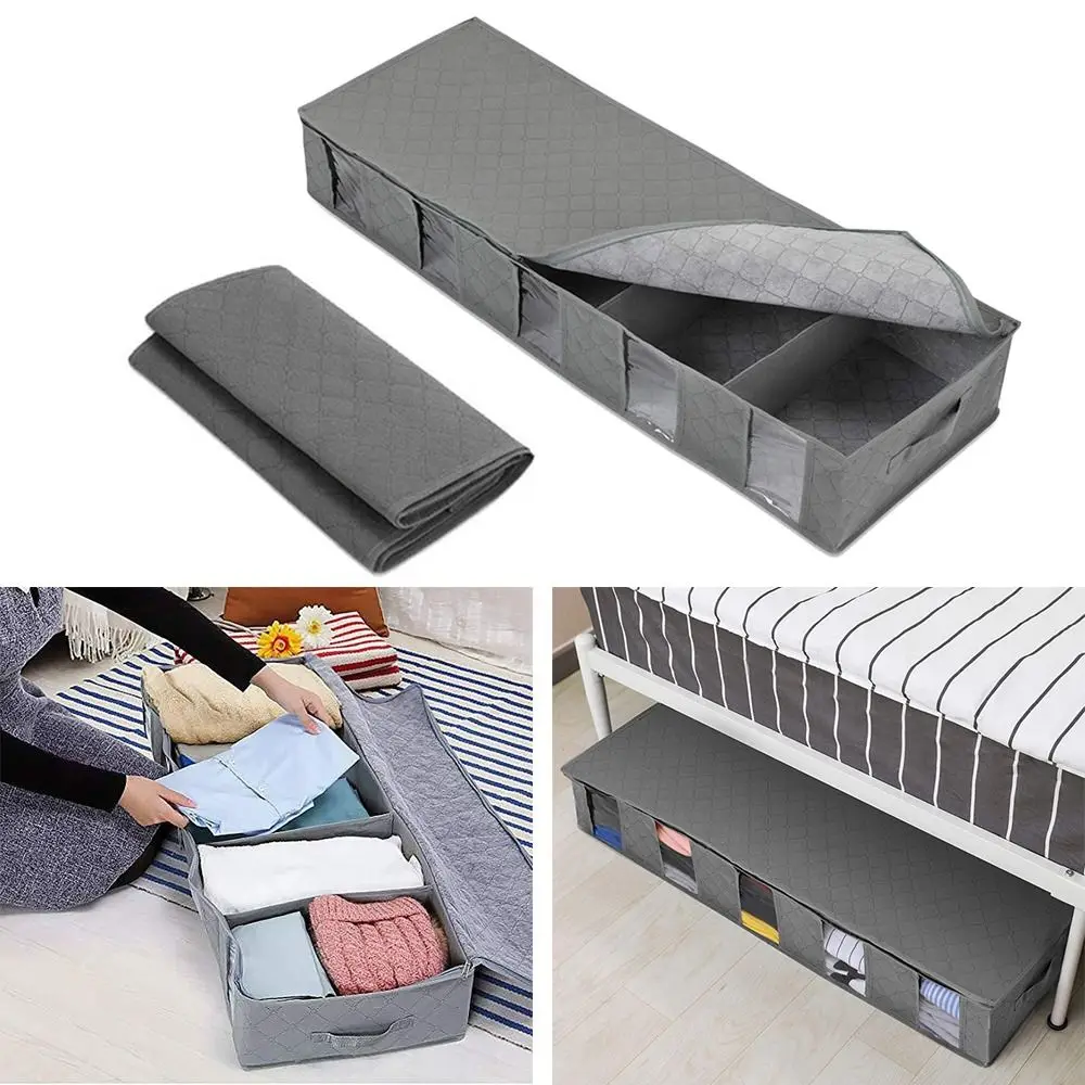 

Large Capacity Sundries Dustproof Storage Boxes Storage Bags Shoes Clothes Zipped Organizer Underbed Storage Bag