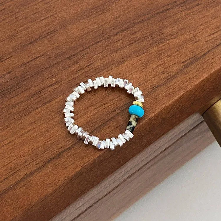 

Vintage Fashion Elastic Simple Three-dimensional Triangle Ring Unisex Open Ring Banquet Jewelry Accessories Gift