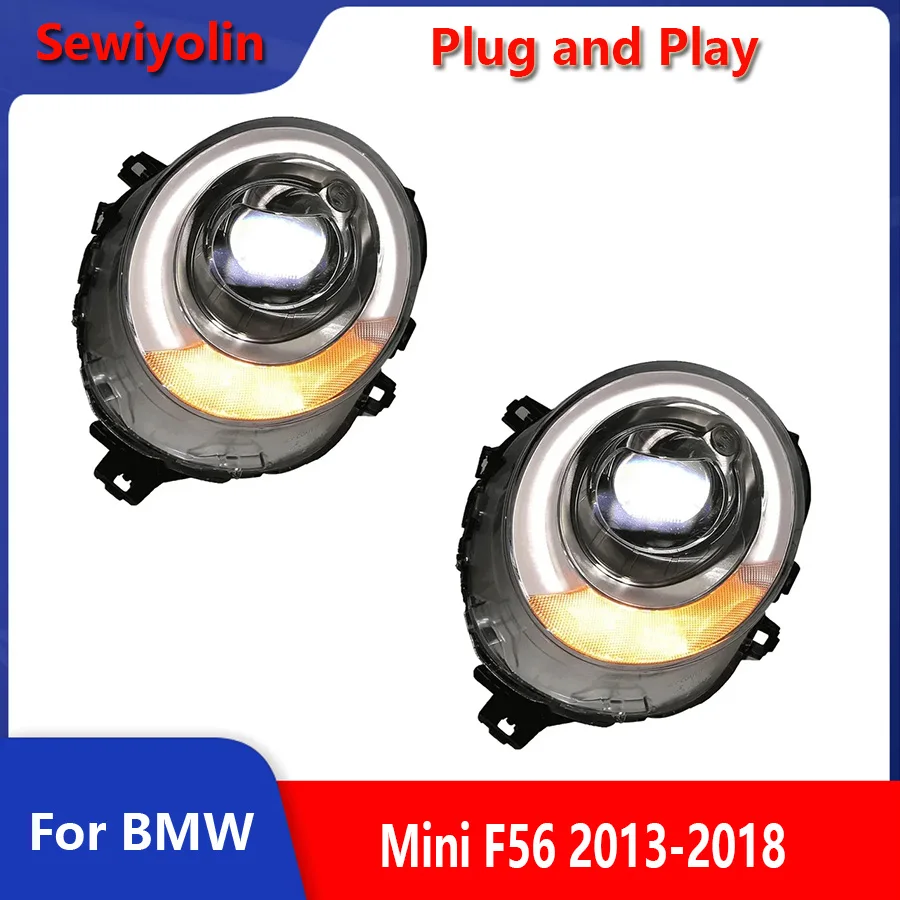 

Car Accessories Auto Headlights led For BMW Mini Logo F56 2013 -2018 DRL Fog Brake Lamp Assembly Tuning Lights Plug And Play