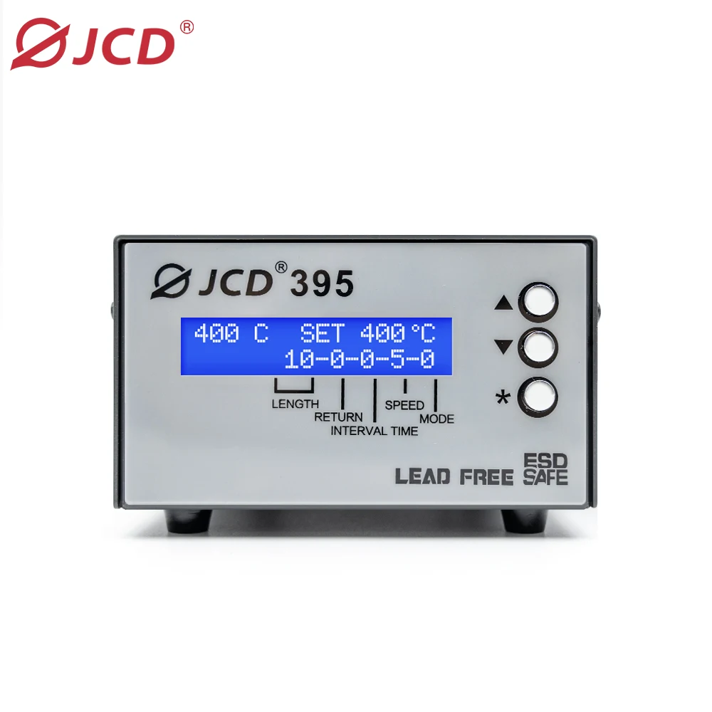 JCD 395 Automatic Tin Discharge Soldering Station 75W High-Power Fast Heating Soldering Iron HD Screen Display Welding Tools 3